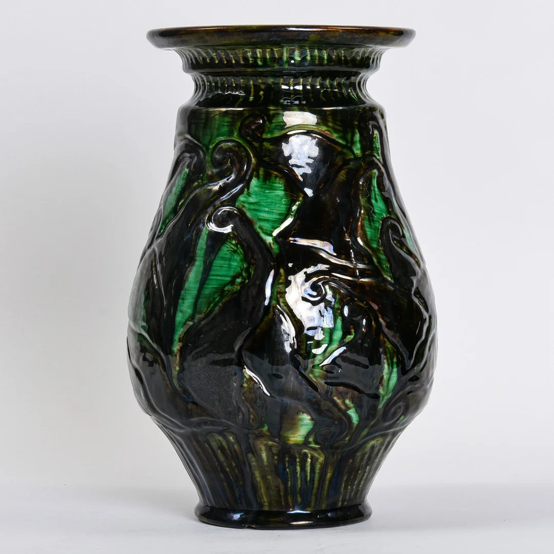 HERMAN A. KÄHLER. Herman A. Kähler, skønvirke vase. — European — Sørensen Auktioner