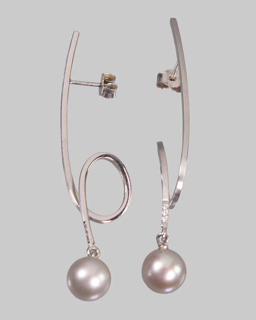 PERL BRILLANT OHRRINGE - WG 585. — Earrings — Auktionshaus Bossard