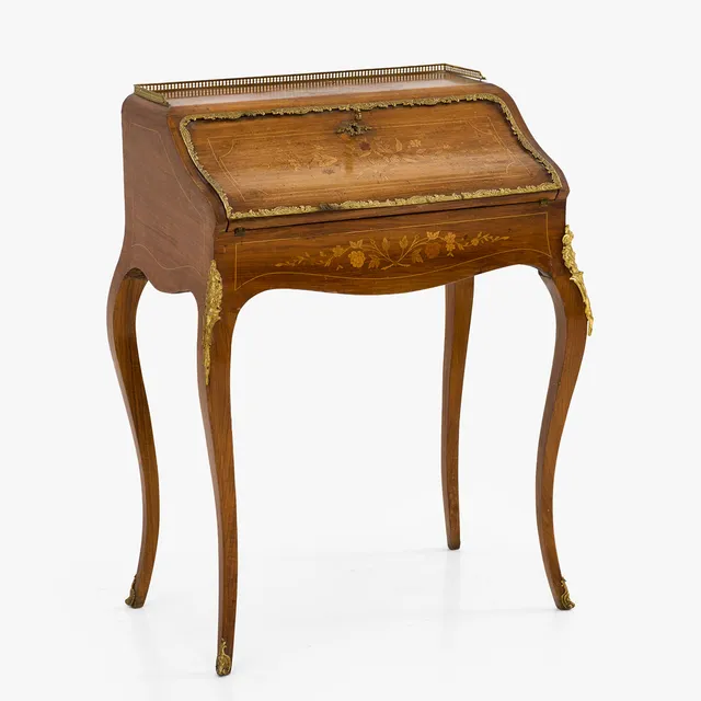 SEKRETÄR, Louis XVI stil, intarsia.