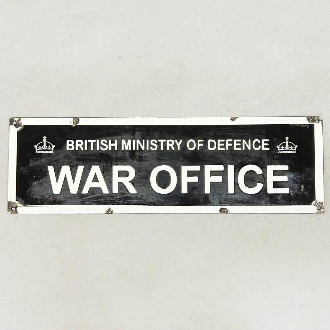REPRODUCTION WAR OFFICE SIGN. — Advertising & Signs — Chalkwell Auctions