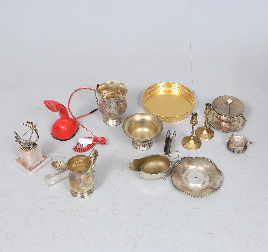 PARTI, bl.a. miniatyr solur, ishink. — Other metals — Gomér & Andersson Linköping