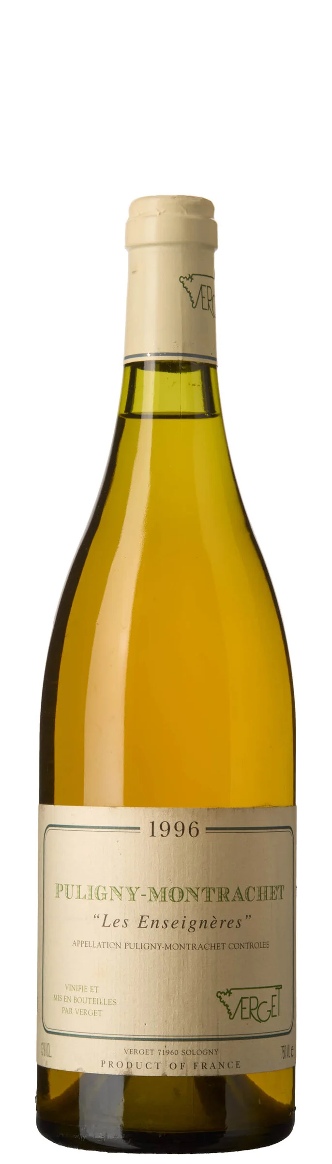 1 x Puligny-Montrachet Les Enseigneres 1996, Verget — 1 x Puligny-Montrachet Les Enseigneres 1996, Verget — Vin/Vin — Blomqvist
