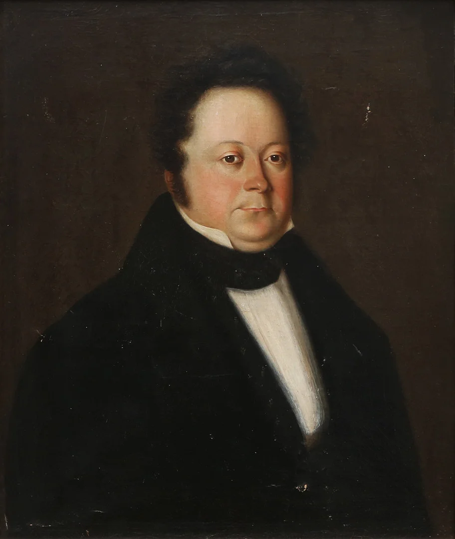 OKÄND KONSTNÄR. OLJA, på duk, osignerad, Mansporträtt, 1800-talets mitt. — Paintings — Kalmar Auktionsverk