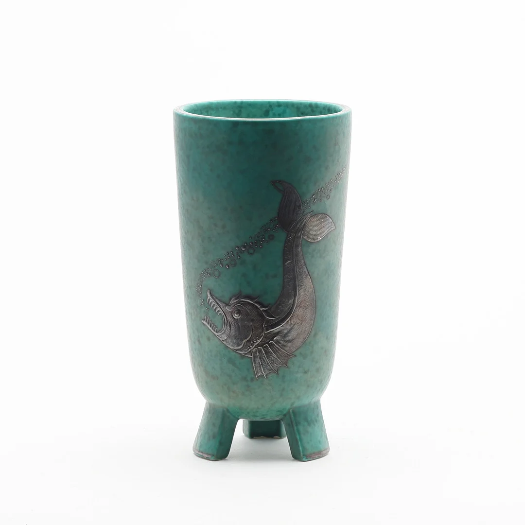 WILHELM KÅGE. Vas, "Argenta", Gustavsberg, 1950-tal. — European — Uppsala Auktionskammare