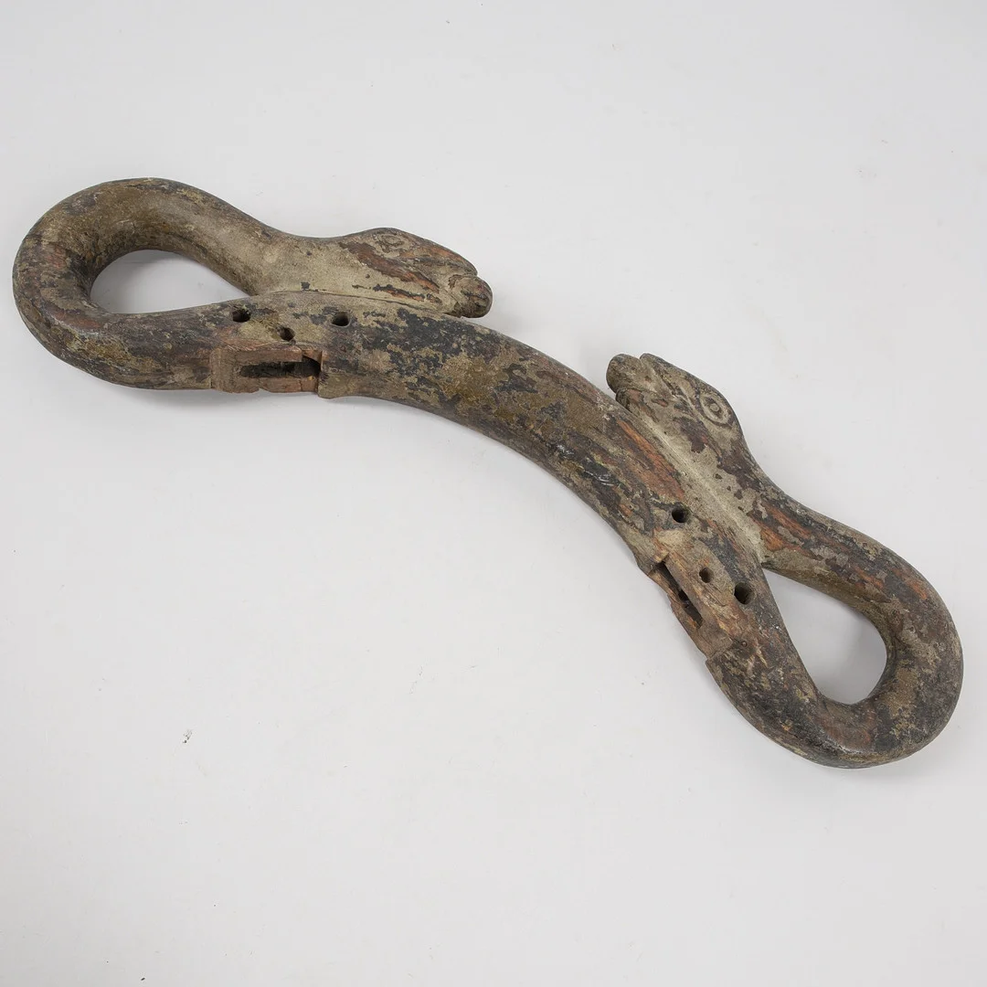 SELBÅGE, trä, allmoge, 1700-/1800-tal. — Tools & Gears — Ekenbergs Auktioner