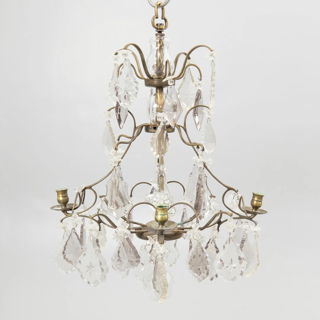 Ljuskrona, barockstil, 1900-talets början. — Belysning/Ljuskronor — Bukowskis