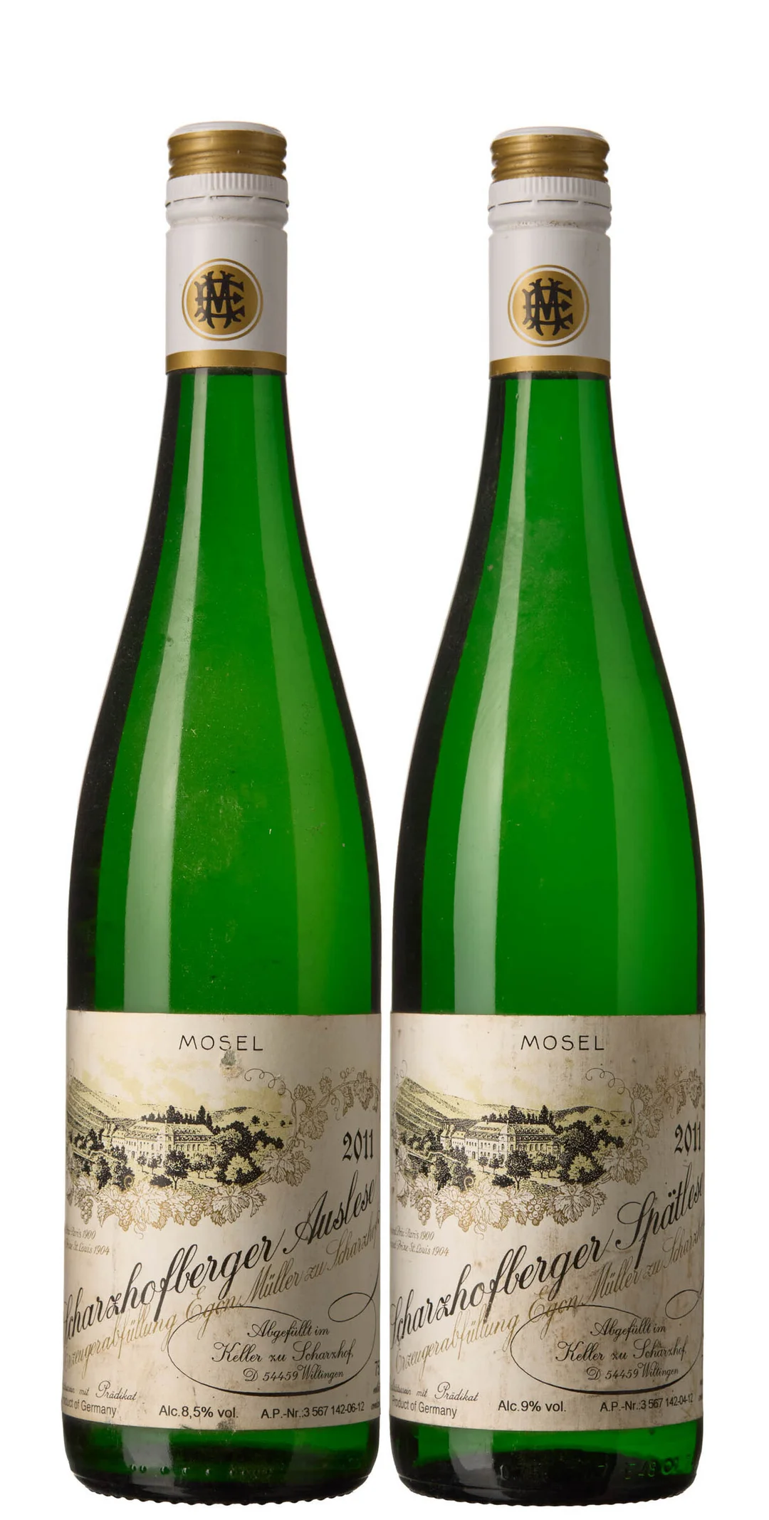 2 x Scharzhofberger Riesling Auslese 2011, Egon Müller — 2 x Scharzhofberger Riesling Auslese 2011, Egon Müller — Vin/Vin — Blomqvist