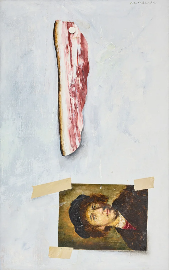 PG THELANDER. "Rembrandt - Bacon". — Paintings — Stockholms Auktionsverk Fine Art
