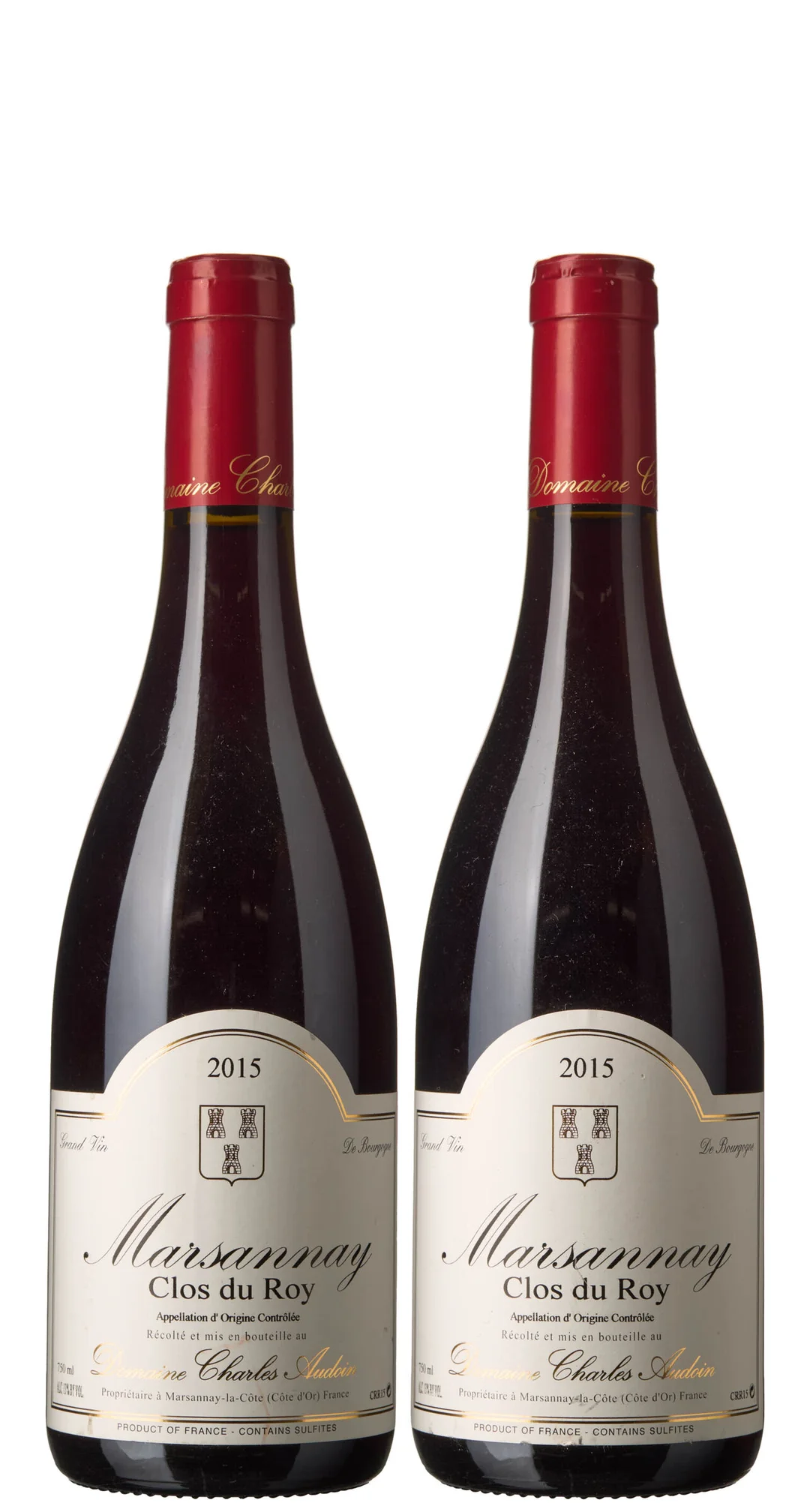 2 x Marsannay Clos du Roy 2015, Charles Audoin — 2 x Marsannay Clos du Roy 2015, Charles Audoin — Vin/Vin — Blomqvist