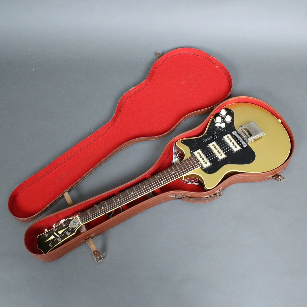 FRAMUS. E-Gitarre in Hartschalenkoffer Modell5/132 Hollywood, 1960er Jahre, Deutschland. — Musical instruments — Stockholms Auktionsverk Düsseldorf/Neuss