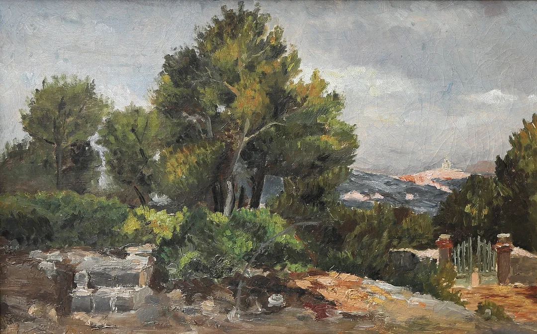 OKÄND KONSTNÄR. olja på pannå, osignerad. — Paintings — Gomér & Andersson Linköping