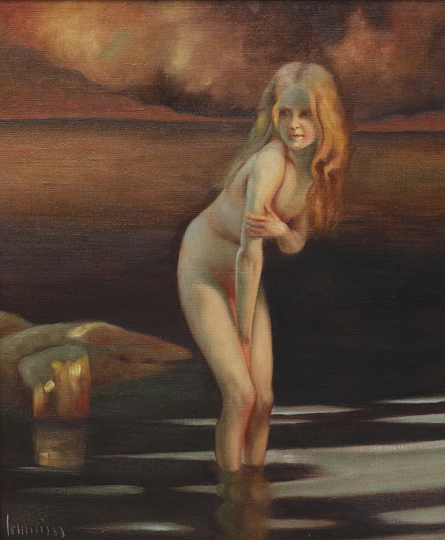 OIDENTIFIERAD KONSTNÄR olja på duk. — Paintings — Gomér & Andersson Jönköping