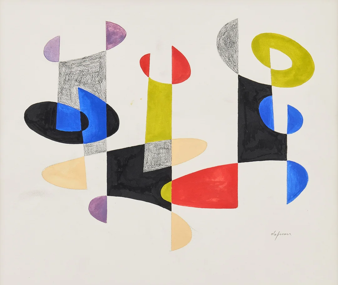 PIERRE OLOFSSON. "Trio". — Paintings — Stockholms Auktionsverk Fine Art