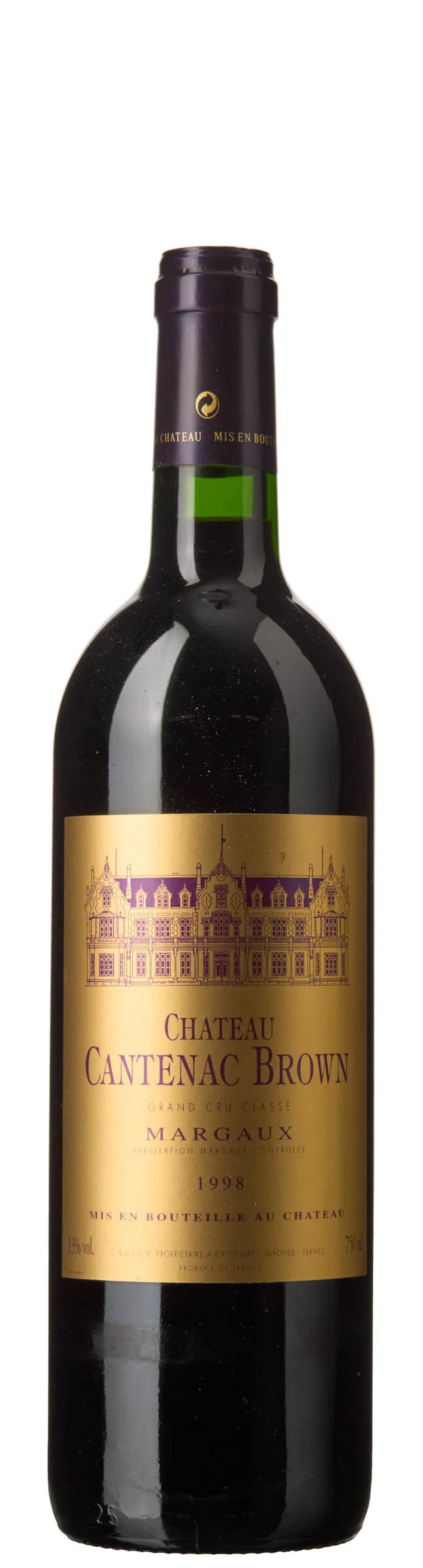 1 x Chateau Cantenac Brown 1998 — 1 x Chateau Cantenac Brown 1998 — Vin/Vin — Blomqvist