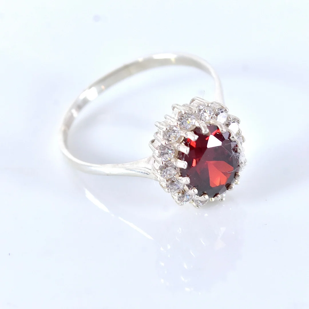 CARMOSÉRING, sterlingsilver. — Rings — Halmstads Auktionskammare