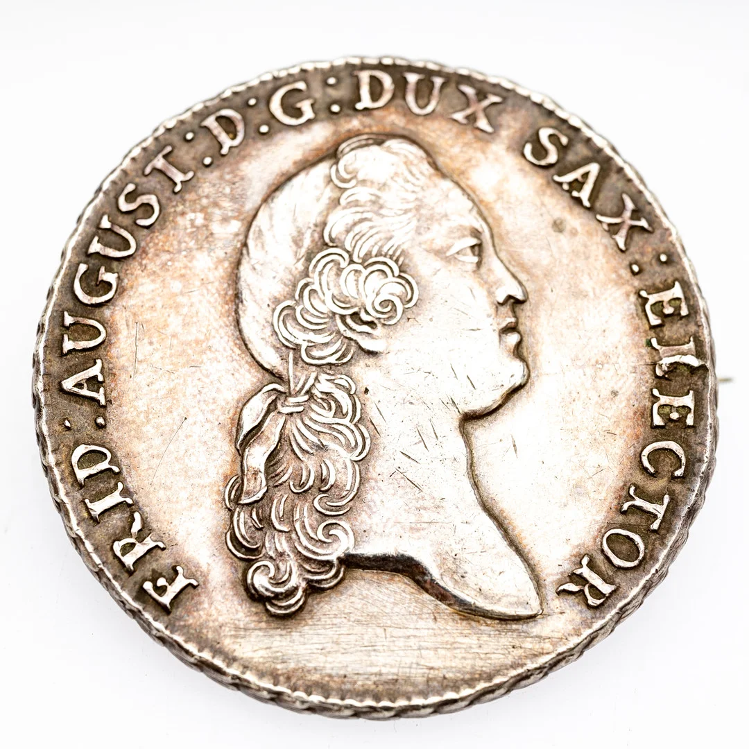 1 Thaler-Frederick August III, Kurfürstentum Sachsen, 1774. — Coins & Banknotes — Stockholms Auktionsverk Hamburg