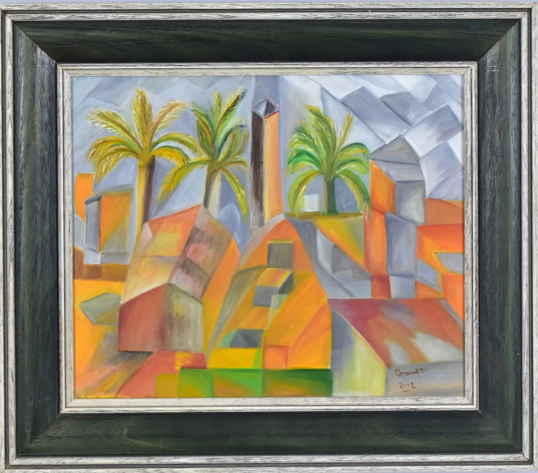 OIDENTIFIERAD KONSTNÄR. Olja på duk. — Paintings — Halmstads Auktionskammare