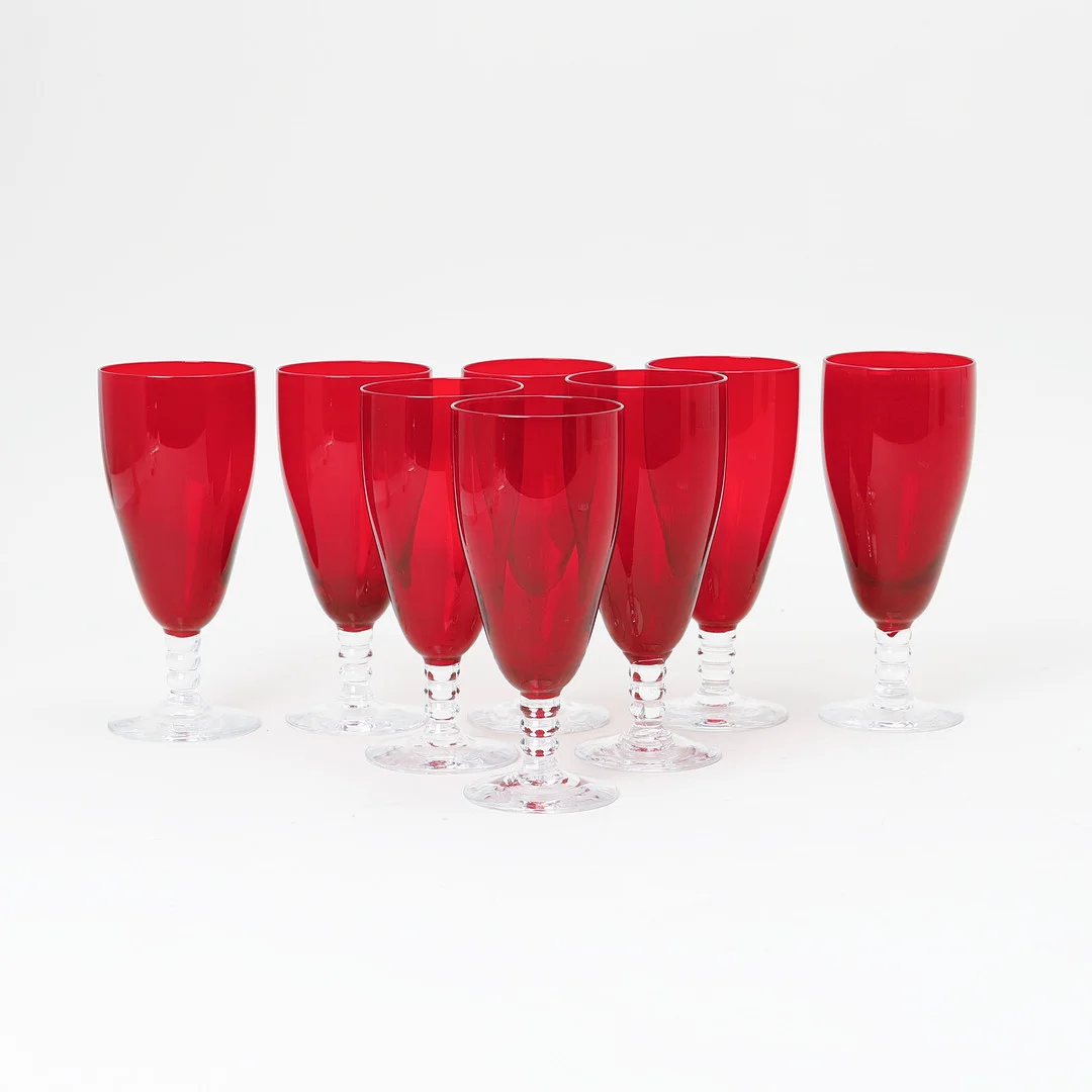 GLAS, 8 st, "Dagny", Reijmyre. — Tableware — Göteborgs Auktionsverk