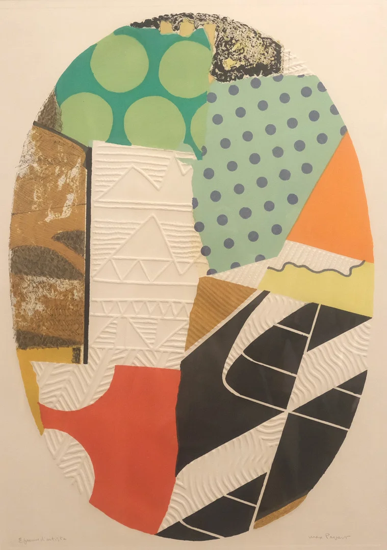 MAX PAPART. KOMPOSITION, CARBORUNDUMETSNING. — Engravings & Prints — Björnssons Auktionskammare