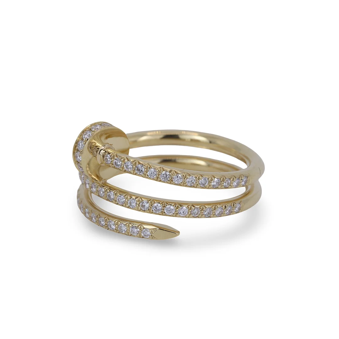 CARTIER 18CT GOLD DIAMOND RING. — Rings — Chalkwell Auctions