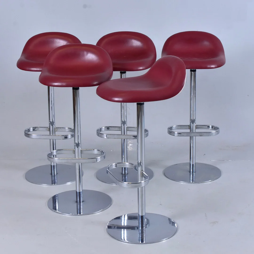 BARSTOLAR, 5 st, Komplot Design för GUBI, modell 3D. — Armchairs & Chairs — Halmstads Auktionskammare