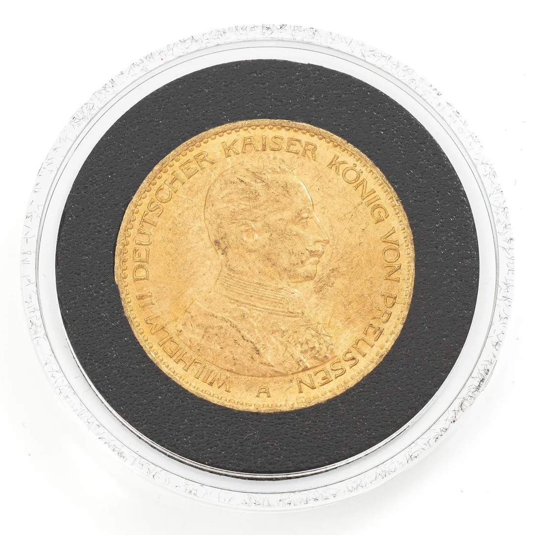 Guldmynt, Tyskland, Wilhelm II, 20 Mark, 1913. — Militaria/Mynt — Bukowskis