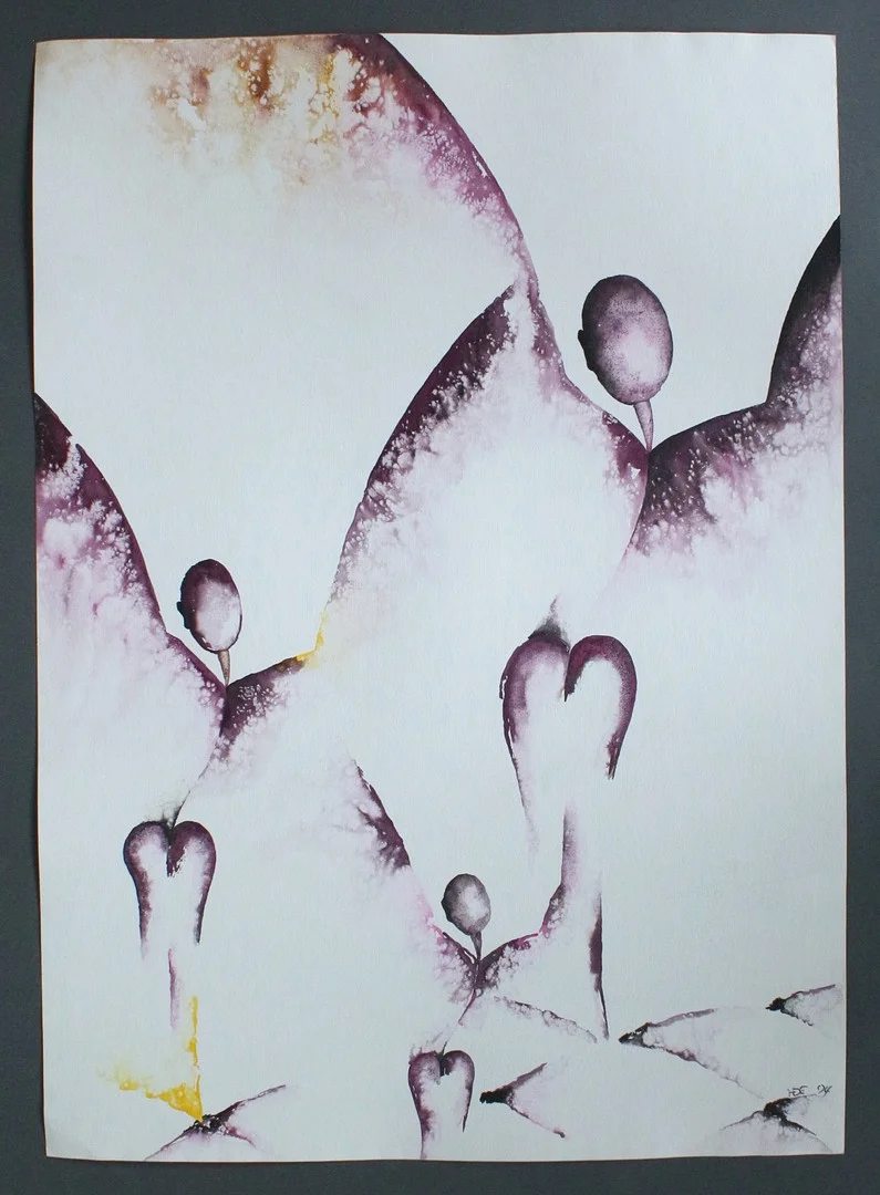 HEINZ DIETER EBERT. Mischtechnik, signiert, 1994, ca. 50 x 70 cm. — Drawings — Stockholms Auktionsverk Düsseldorf/Neuss