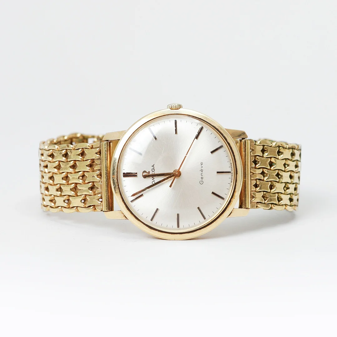 ARMBANDSUR, Omega, Genève, 14k guld i boett, manuell, ca 1968. — Wristwatches — Göteborgs Auktionsverk