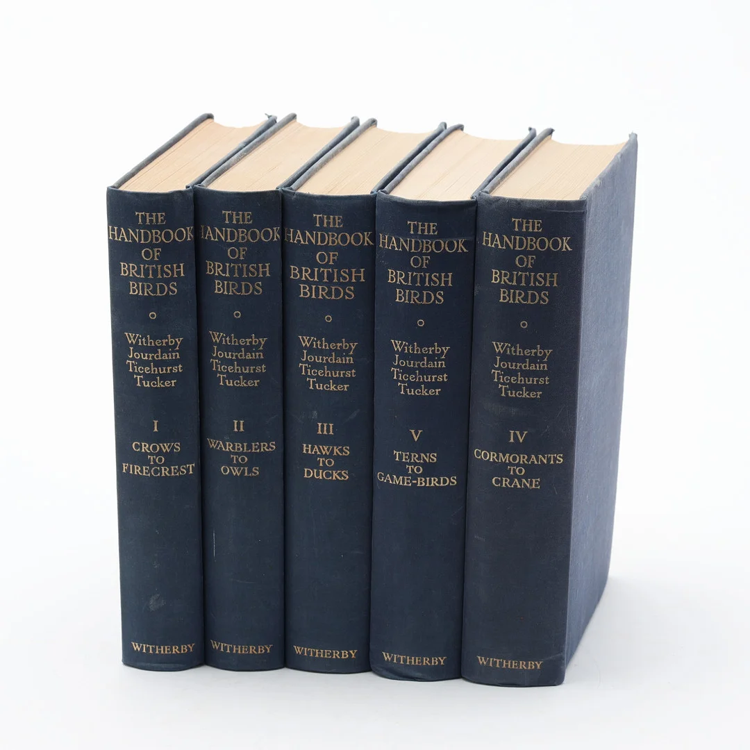 THE HANDBOOK OF BRITISH BIRDS. 5 volymer. — Books — Uppsala Auktionskammare