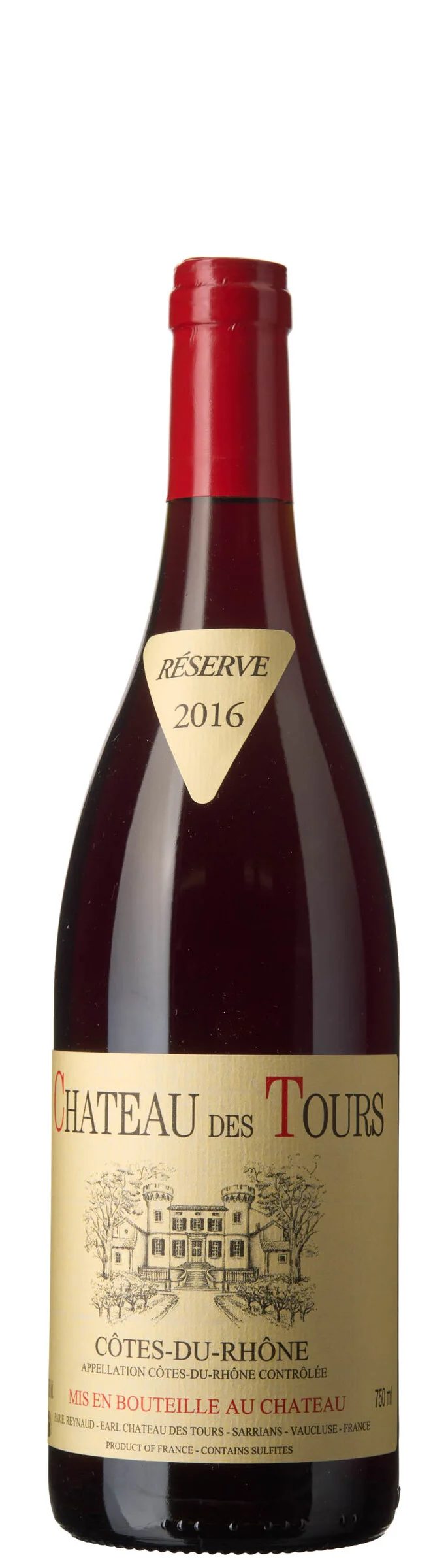 1 x Cotes-du-Rhone Reserve 2016, Chateau des Tours — 1 x Cotes-du-Rhone Reserve 2016, Chateau des Tours — Vin/Vin — Blomqvist