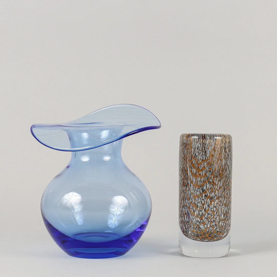 ELSA SÖDERBERG. Vas Hovamnstorp, glasvas Böhmisk. — Art glass — Karlstad Hammarö Auktionsverk