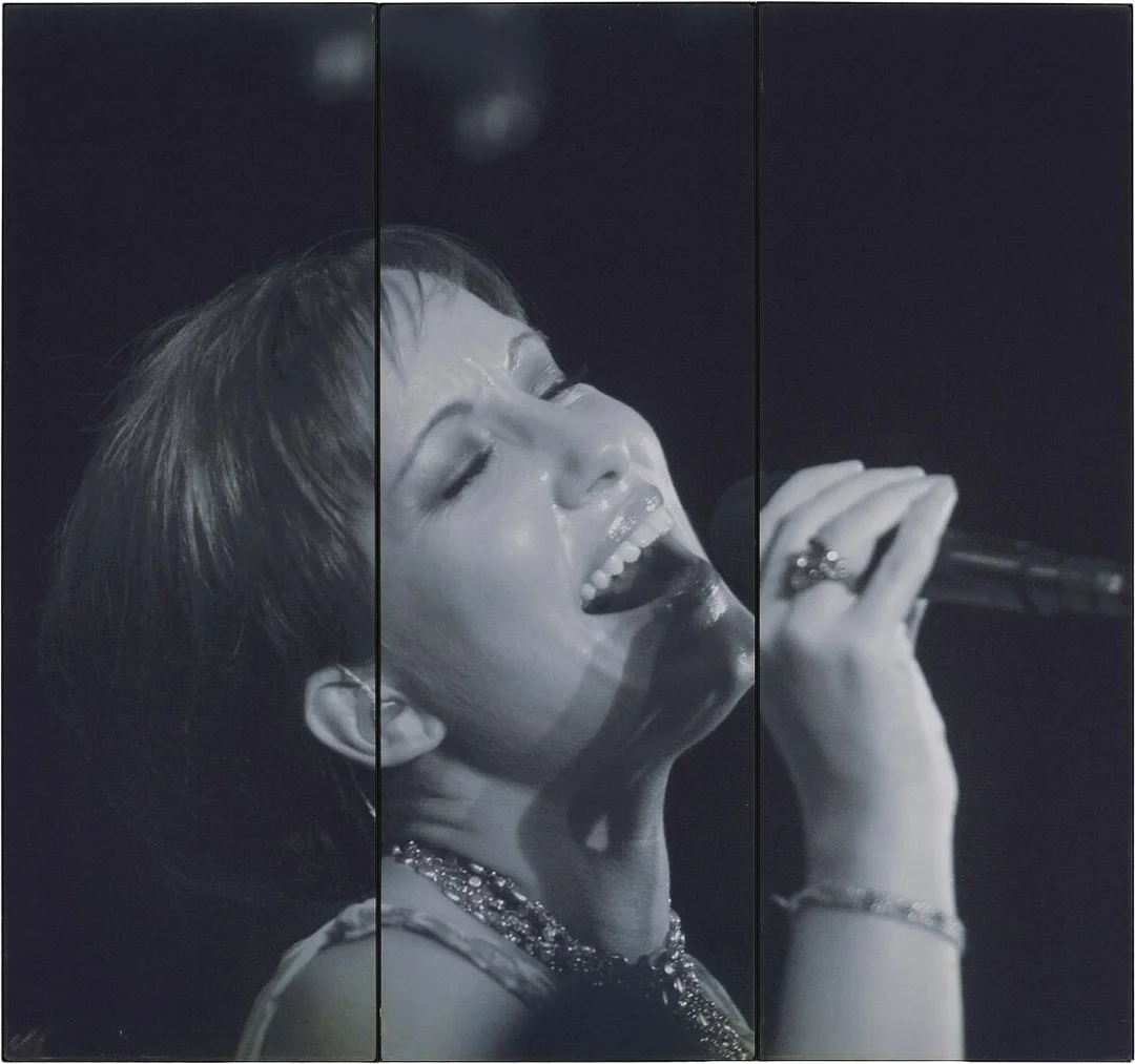 Jan Persson: “Lisa Nilsson”. Triptych. Unsigned. Photostat. Each 140×50 cm. (140×150 cm. in total) (3) — Collector's items/Memorabilia — Bruun Rasmussen