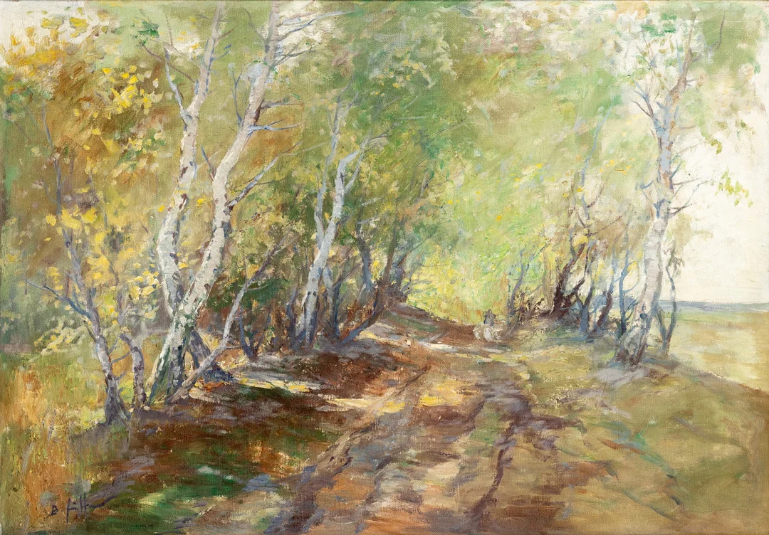BRUNO JÜTTNER (1880-1965). Landschaft. — Paintings — Stockholms Auktionsverk Hamburg
