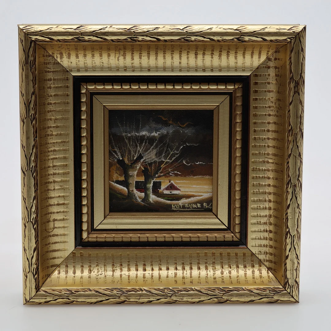KAI SUNE. OLJA PÅ PANNÅ. signerad. — Paintings — Höörs Auktionshall
