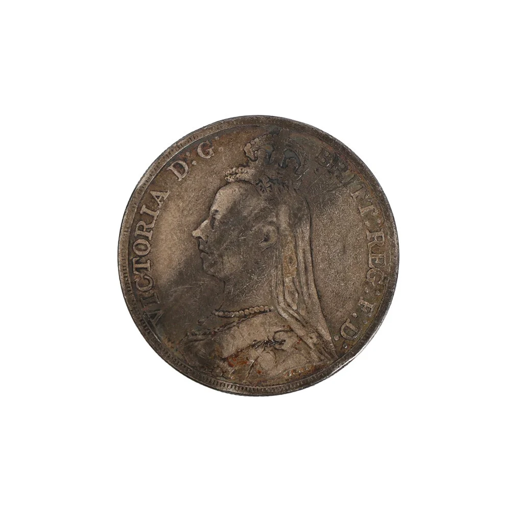 A VICTORIAN SILVER CROWN. — Coins & Banknotes — Bishop & Miller