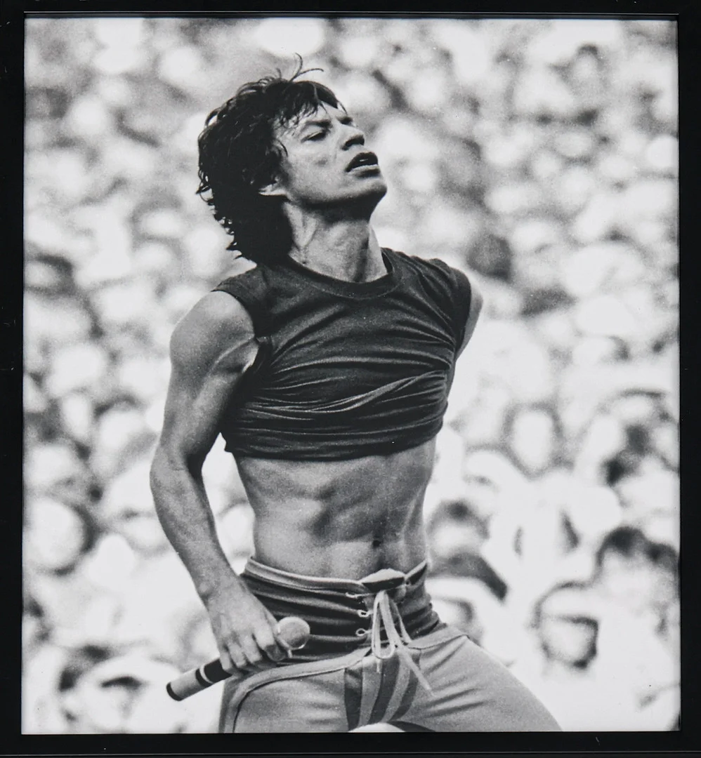 FOTOGRAFI, original, Mick Jagger, numrerad 5/20, signerad, Göteborg 1982, Kenneth Eneroth. — Photography — Södermanlands Auktionsverk