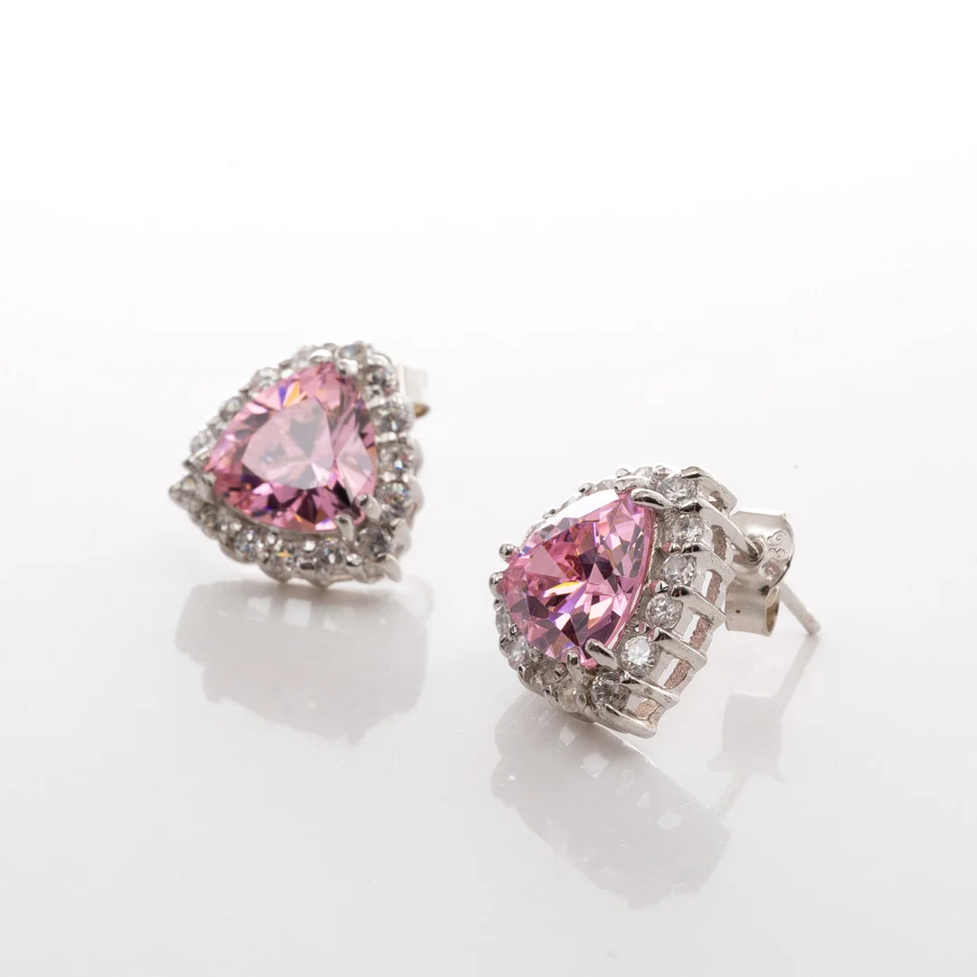 ÖRHÄNGEN, Sterlingsilver, Cubic zirkon. — Rings — Garpenhus Auktioner