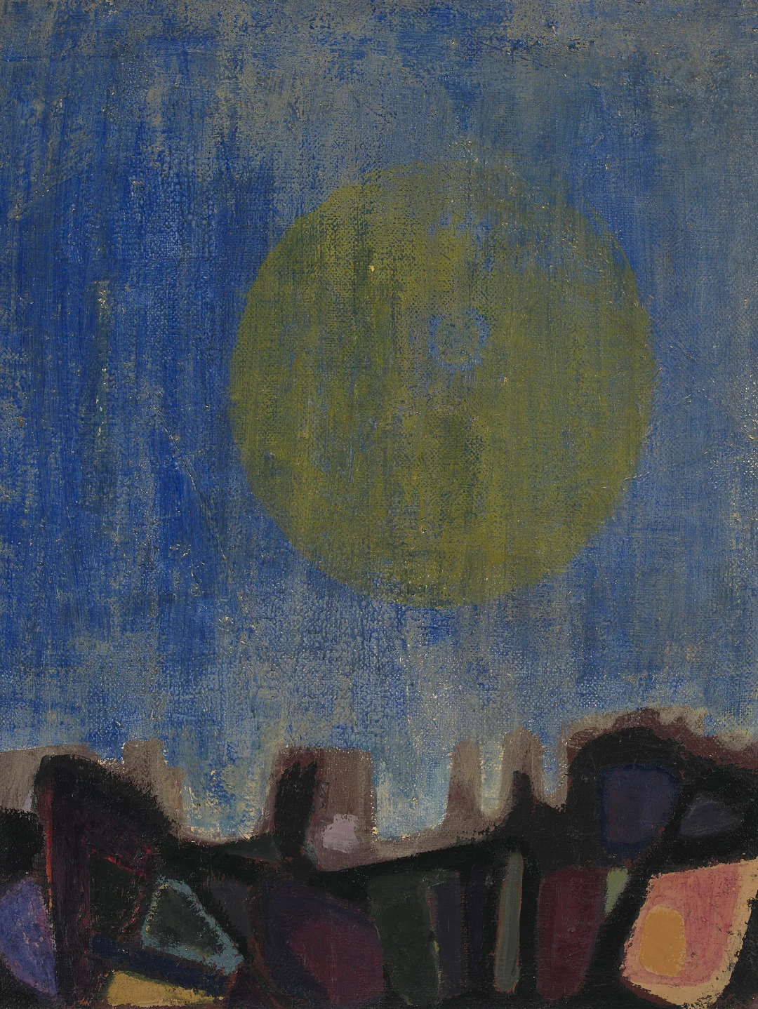 Lange, Eva — "Lys natt" 1963 — Kunst/Maleri — Blomqvist