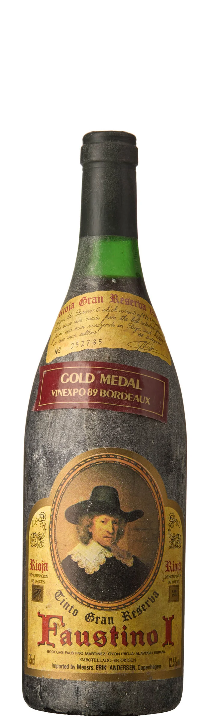 1 x Rioja Gran Reserva Faustino I 1982, Bodegas Faustino — 1 x Rioja Gran Reserva Faustino I 1982, Bodegas Faustino — Vin/Vin — Blomqvist