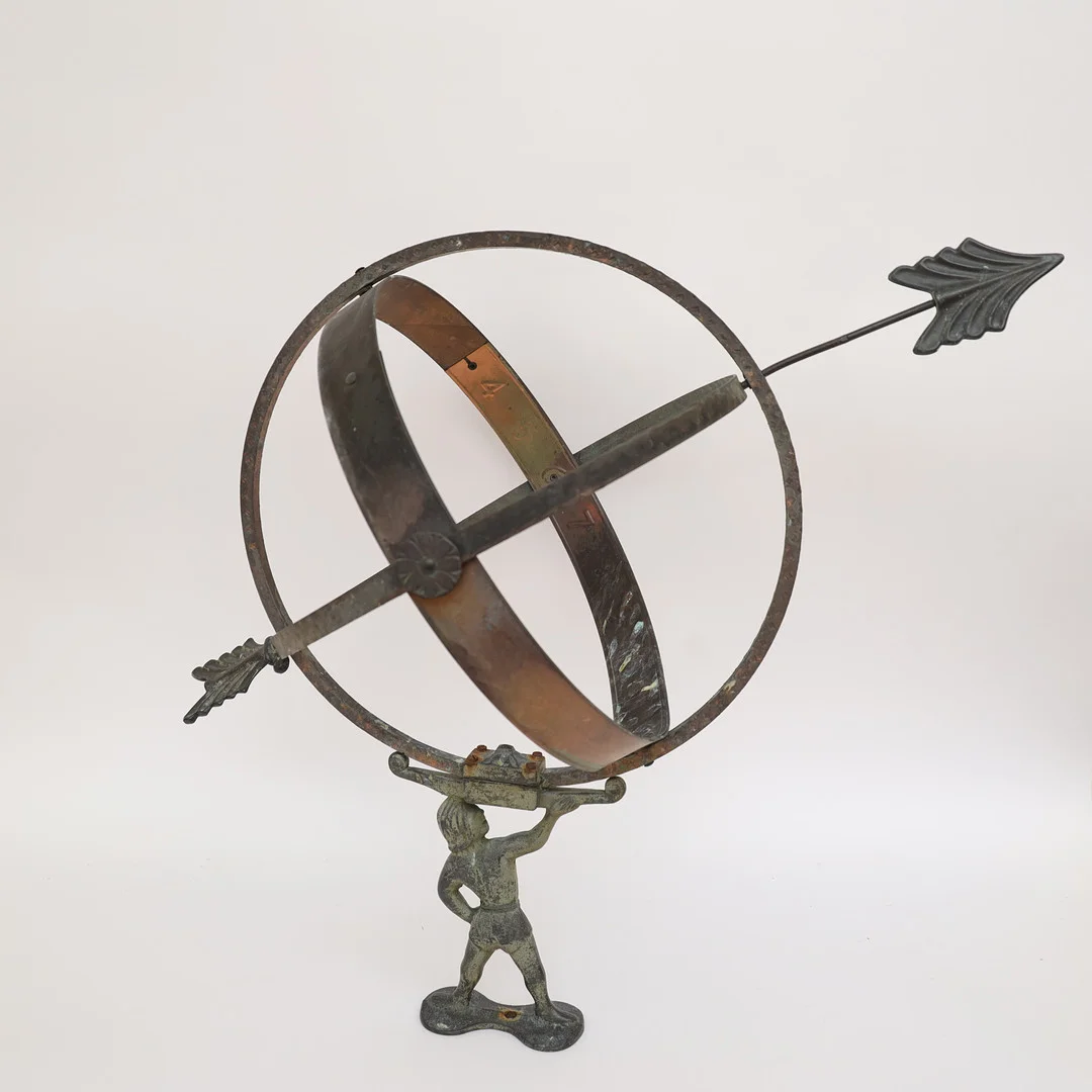 SOLUR, koppar & metall, 1900-tal. — Garden Sculptures & Urns — Falun Auktionsbyrå