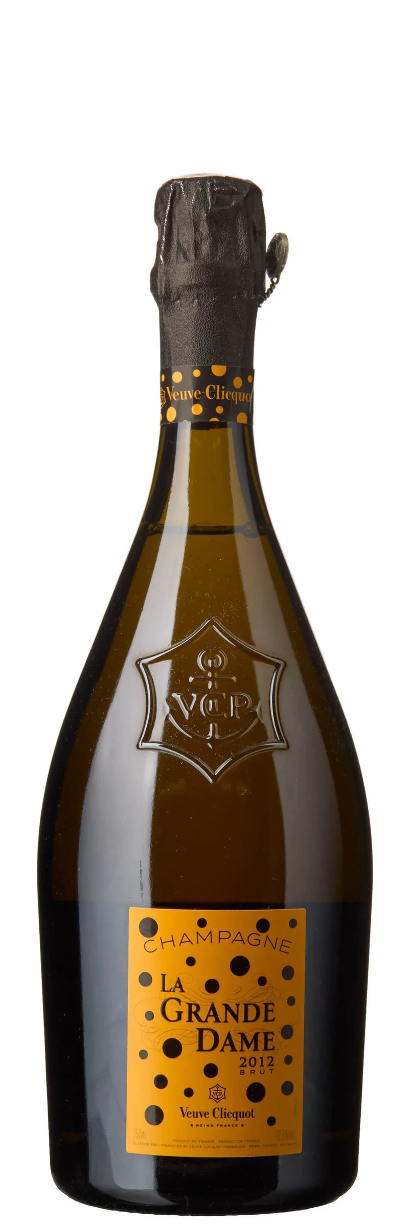 1 x Champagne La Grande Dame Yayoi Kusama Edition Brut 2012, Veuve Clicquot Ponsardin — 1 x Champagne La Grande Dame Yayoi Kusama Edition Brut 2012, Veuve Clicquot Ponsardin — Vin/Vin — Blomqvist