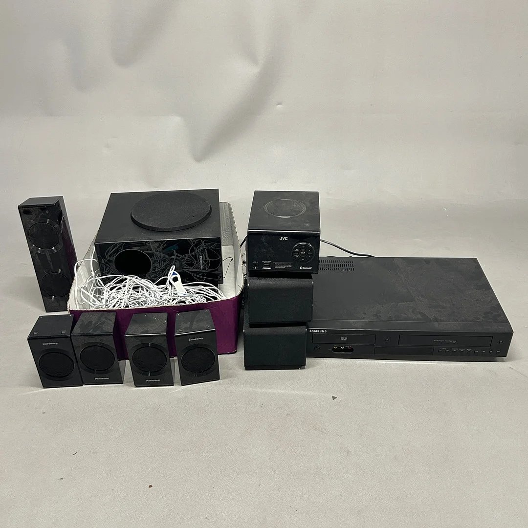 JVC HI-FI SYSTEM, DVD PLAYER, CD PLAYER, ETC. — Modern consumer electronics — Chalkwell Auctions