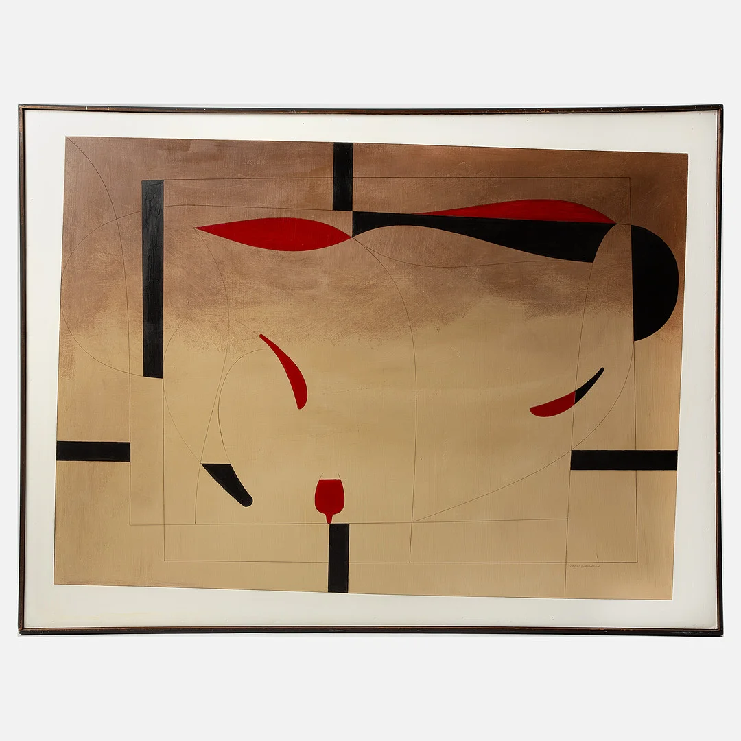 ALBERT JOHANSSON. Komposition. — Paintings — Stockholms Auktionsverk Göteborg