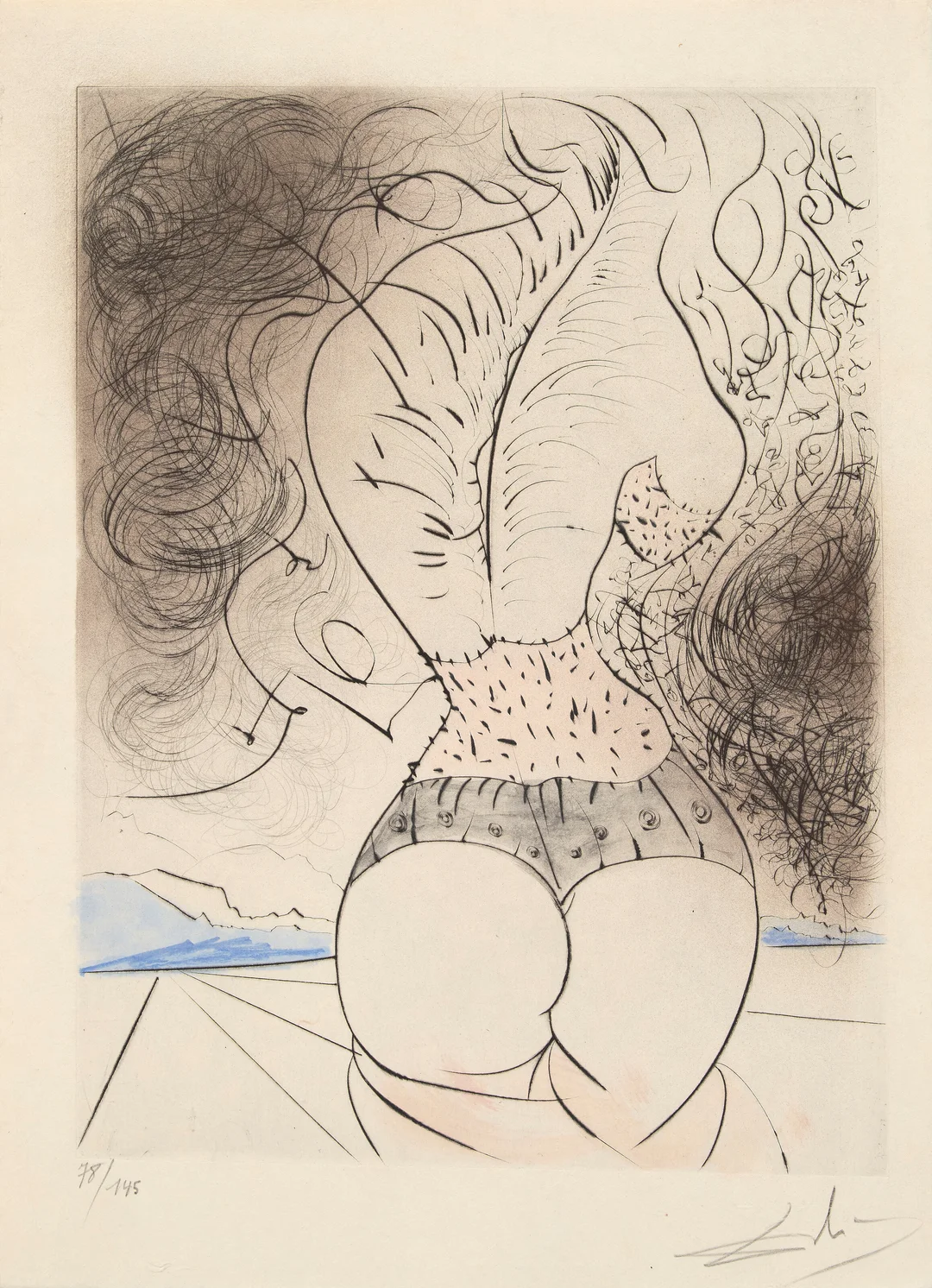 Dali, Salvador — "Le Torse" 1969 — Kunst/Grafikk — Blomqvist