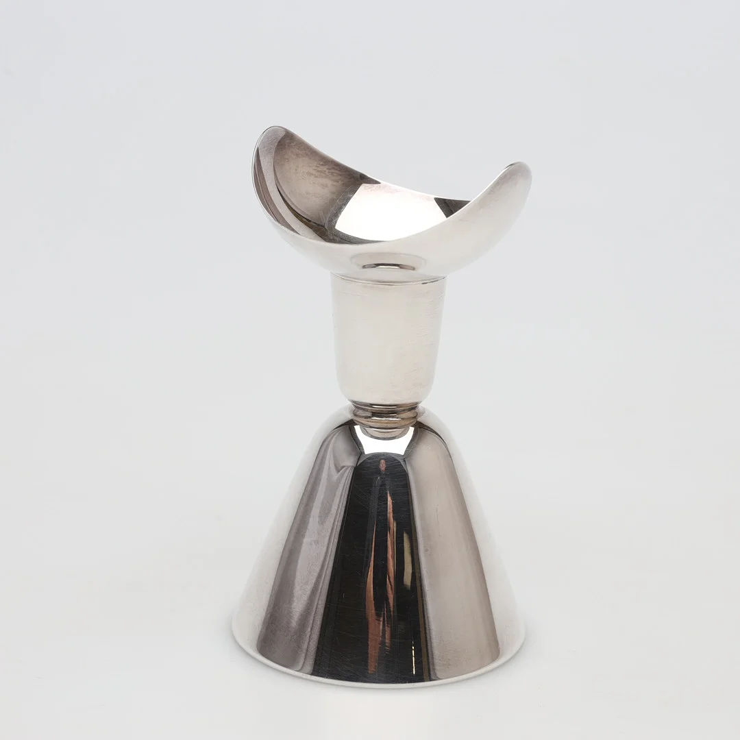 LJUSSTAKE, silver, bruttovikt ca 125 gram. — Candlesticks — Borås Auktionshall