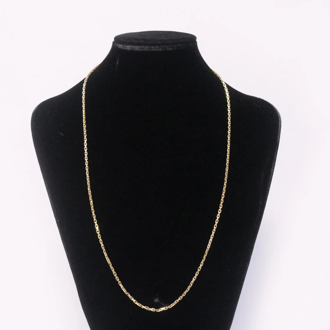 HALSKEDJA, ANKARLÄNK, 14K GULD. — Necklace — Björnssons Auktionskammare