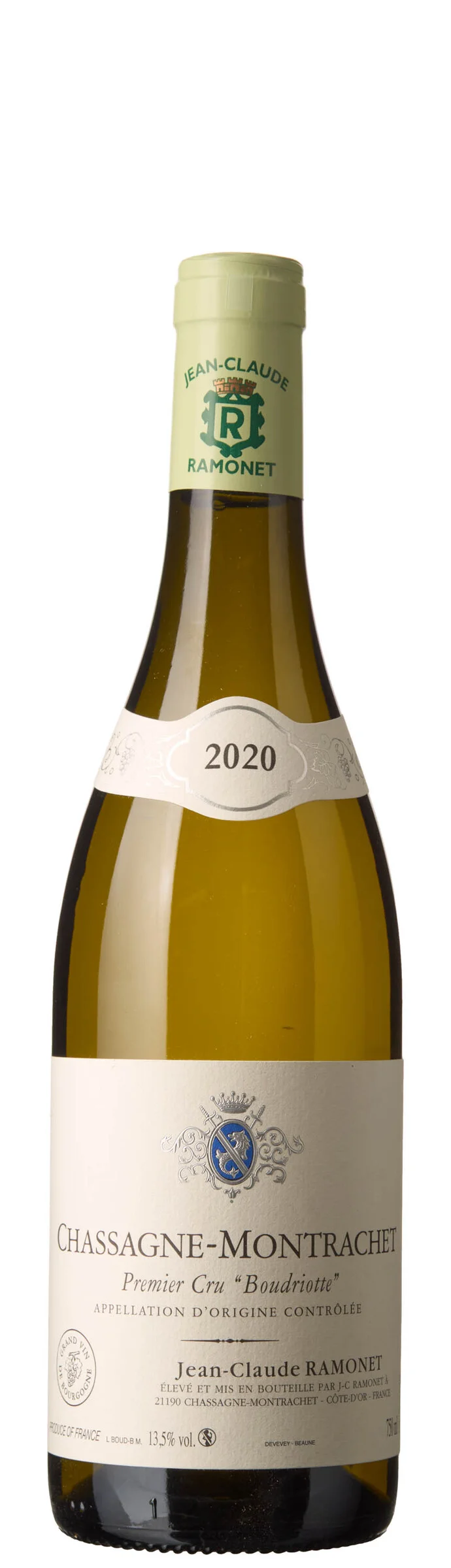 1 x Chassagne-Montrachet 1er Cru Boudriotte 2020, Jean-Claude Ramonet — 1 x Chassagne-Montrachet 1er Cru Boudriotte 2020, Jean-Claude Ramonet — Vin/Vin — Blomqvist