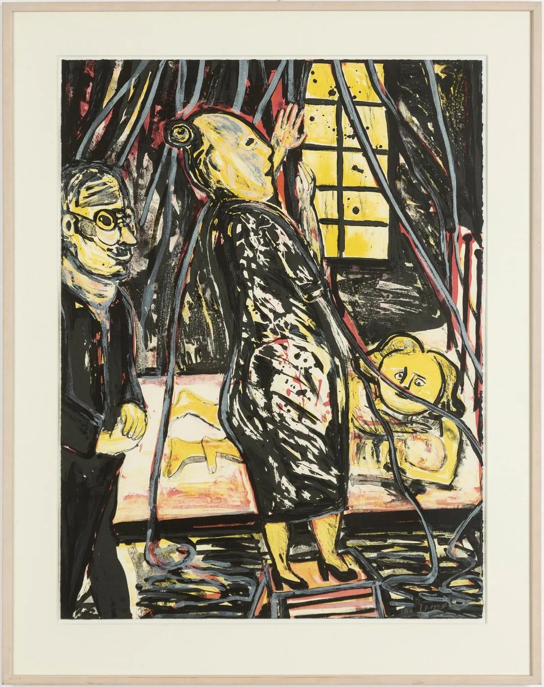 Lena Cronqvist, ur "August Strindberg, Ett Drömspel". — Konst/Grafik — Bukowskis