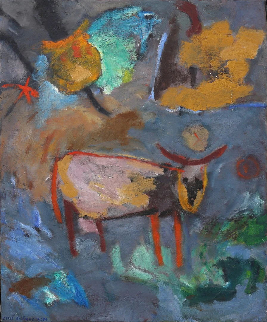 CISSI SVÄRDSTRÖM. OLJA på duk, signerad. — Paintings — Auktionshuset Thelin & Johansson