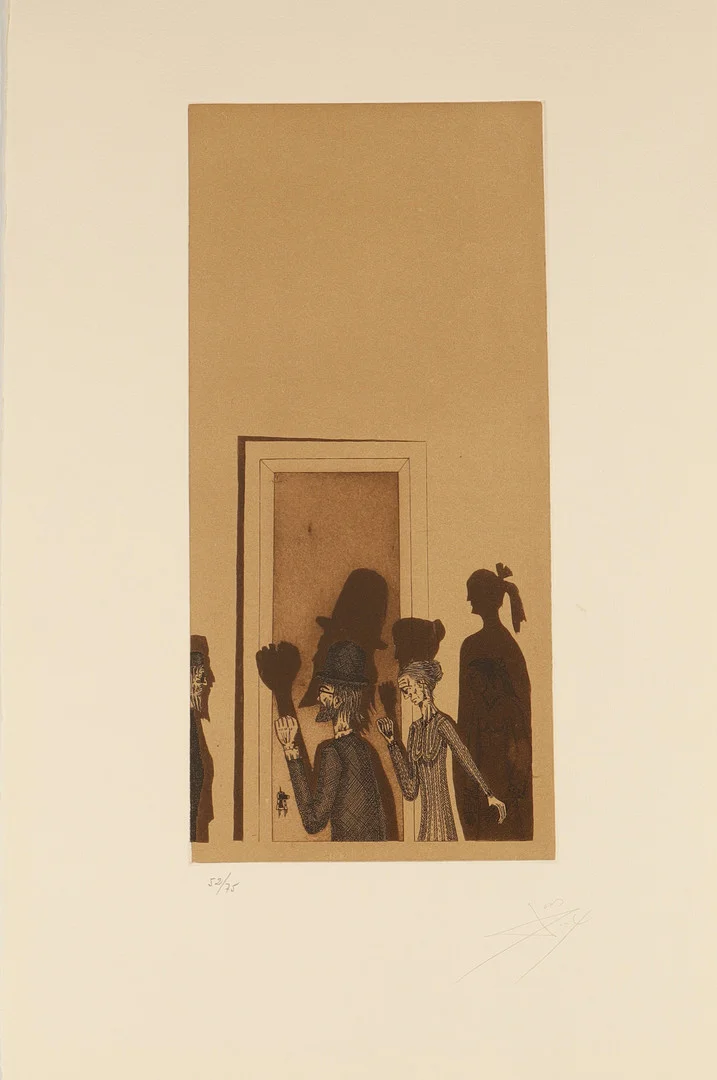 JOAN PONÇ. serie la metamorfosis de kafka. estampación al aguafuerte sobre papel. polígrafa obra gráfica. firmada y justificada a lápiz. 1978. — Engravings & Prints — Barcelona Auctions